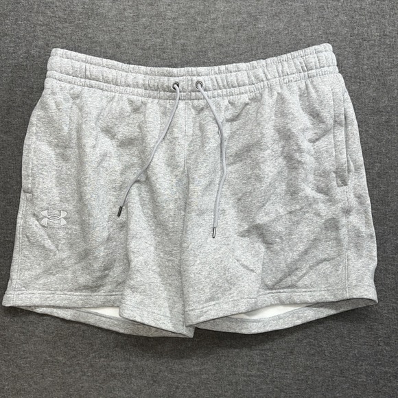 Under Armour‎ Men's Playback Essential Fleece Shorts size XXL Gray New - Picture 1 of 9